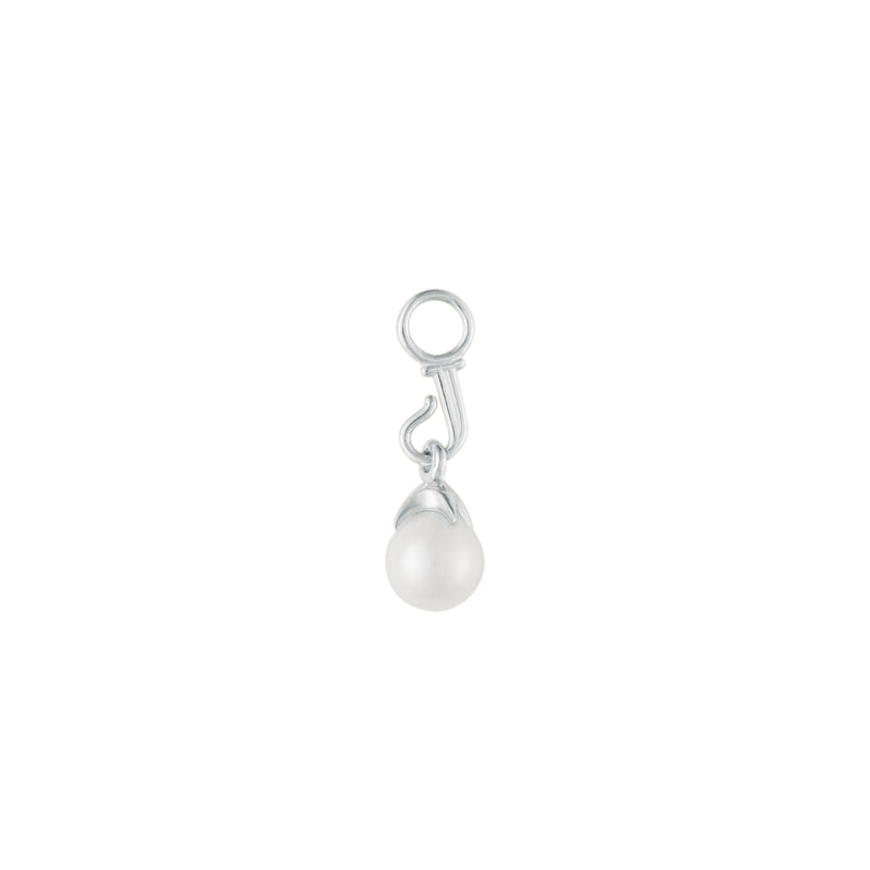 Pearl Gift Set - Silver Akoya Pearl stud & Beachcomber Charm