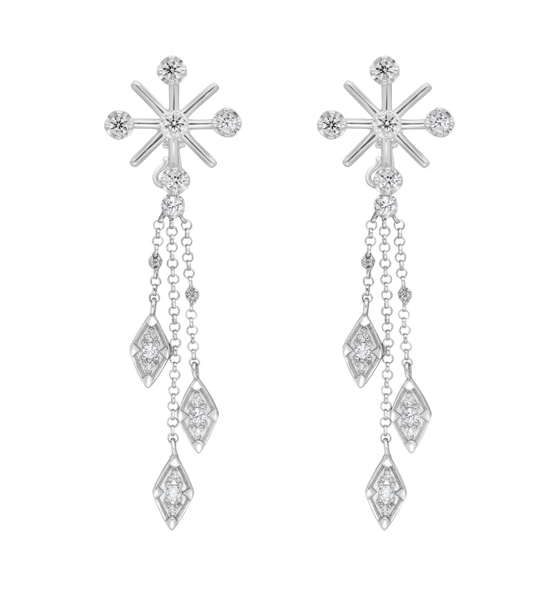 Diamond Gift Set - Snowflake & Palace Earring Charms